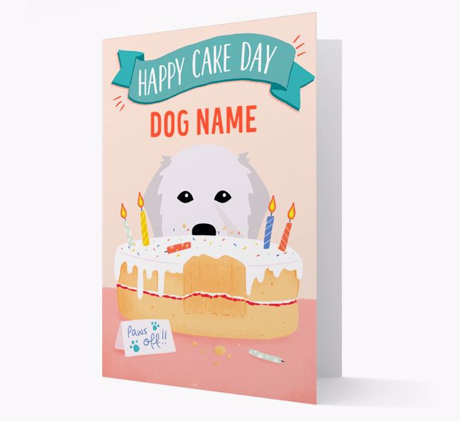 Happy Cake Day: Personalised {breedFullName} Card